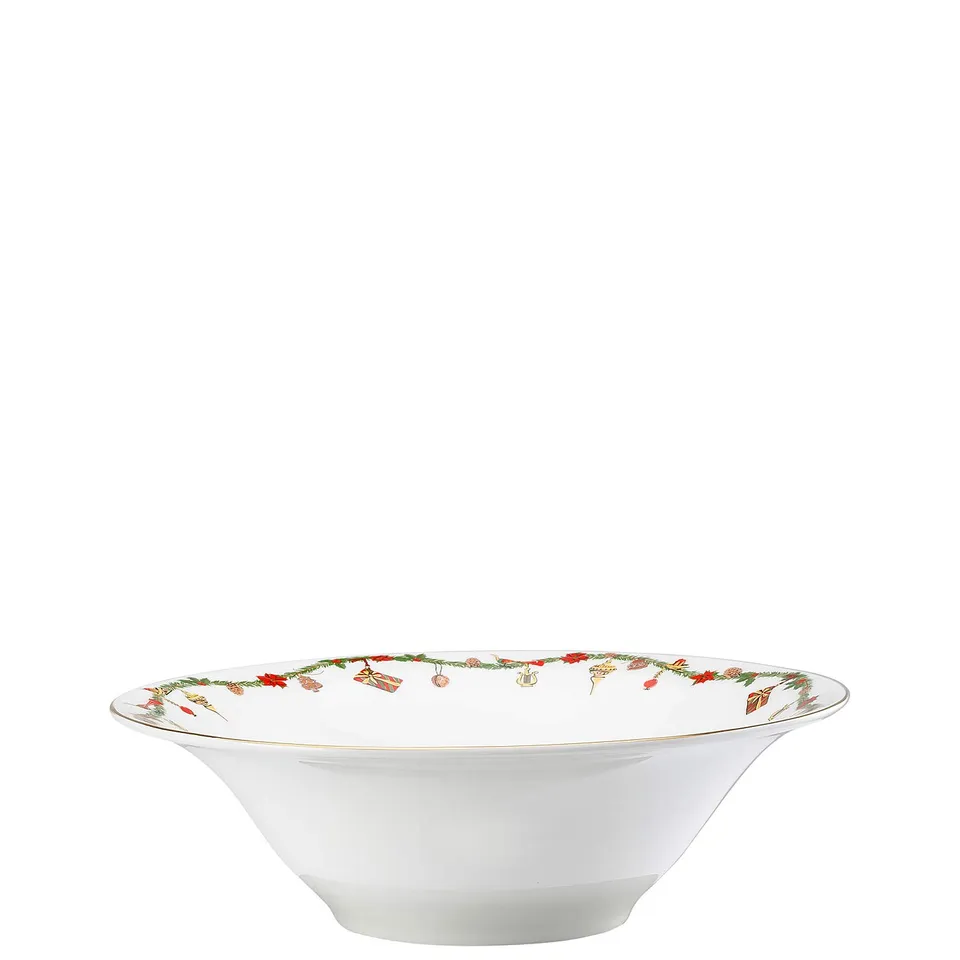 hutschenreuther-nora-christmas-sch-ssel-26-cm-bone-china-weihnachten image 1