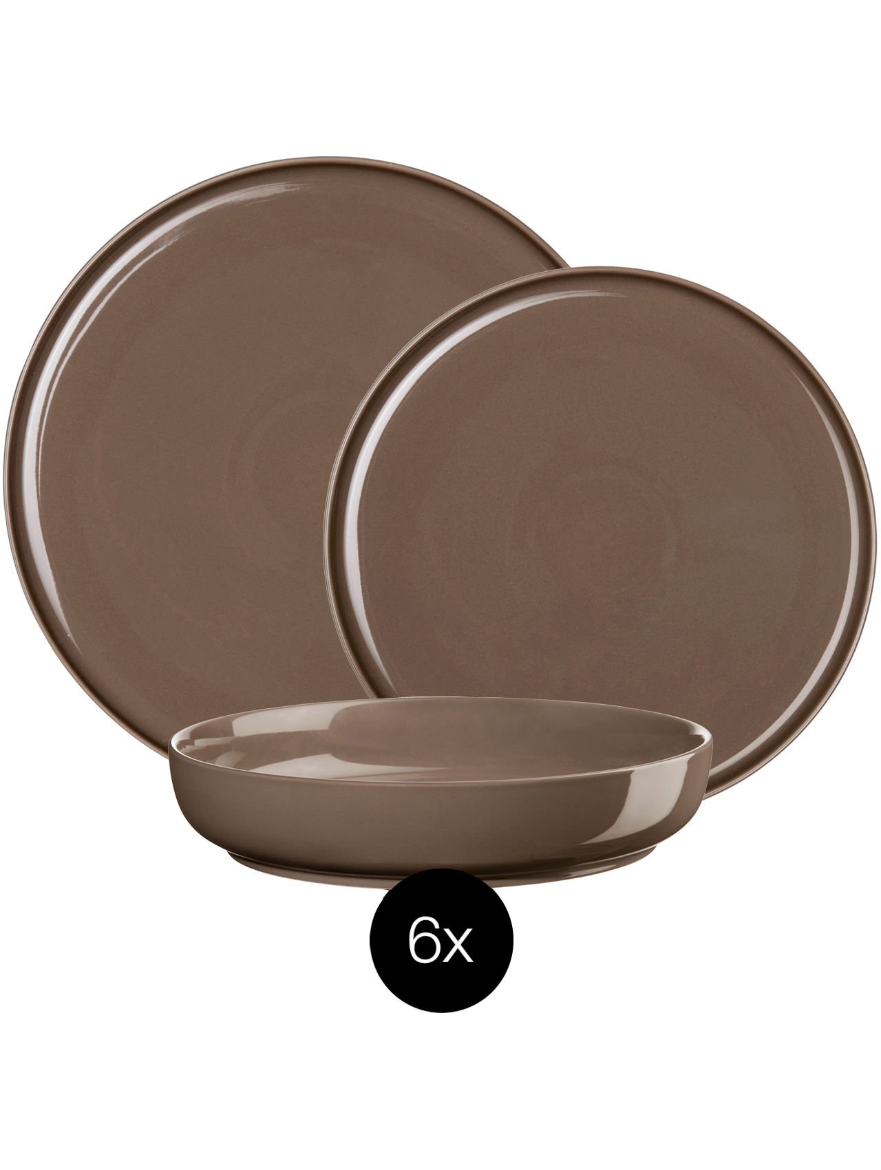 asa-selection-coppa-kaori-tellerset-18-teilig-beige image 1