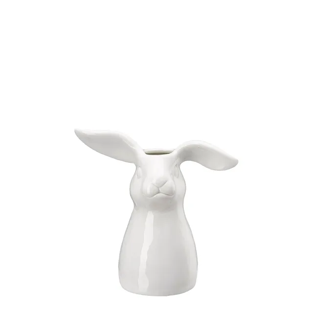 hutschenreuther-hasen-vase-fr-hlingsvasen-porzellan-wei-16-cm image 1