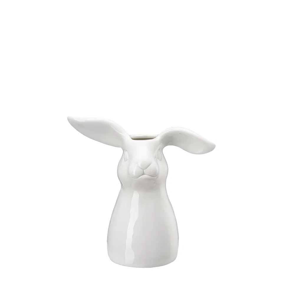 hutschenreuther-hasen-vase-fr-hlingsvasen-porzellan-wei-16-cm image 1
