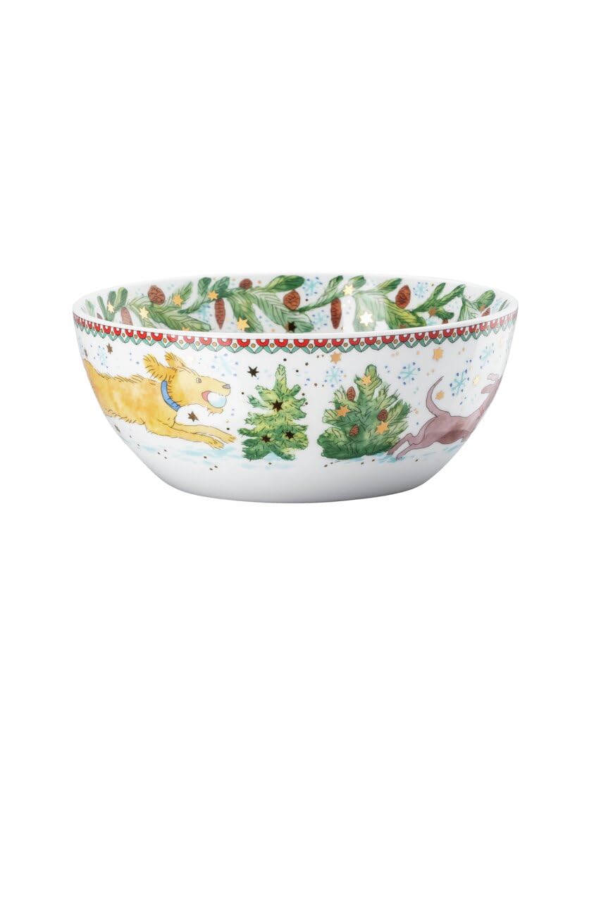 hutschenreuther-weihnachtsspiele-m-slischale-15-cm-0-5-l-rot-beige image 3