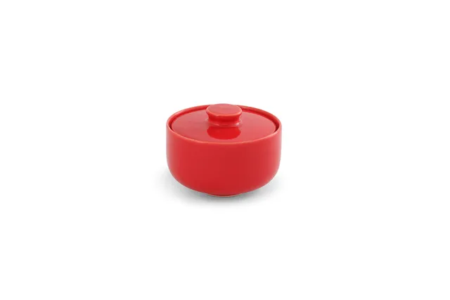 friesland-happymix-zuckerdose-0-25l-rot-steingut image 1