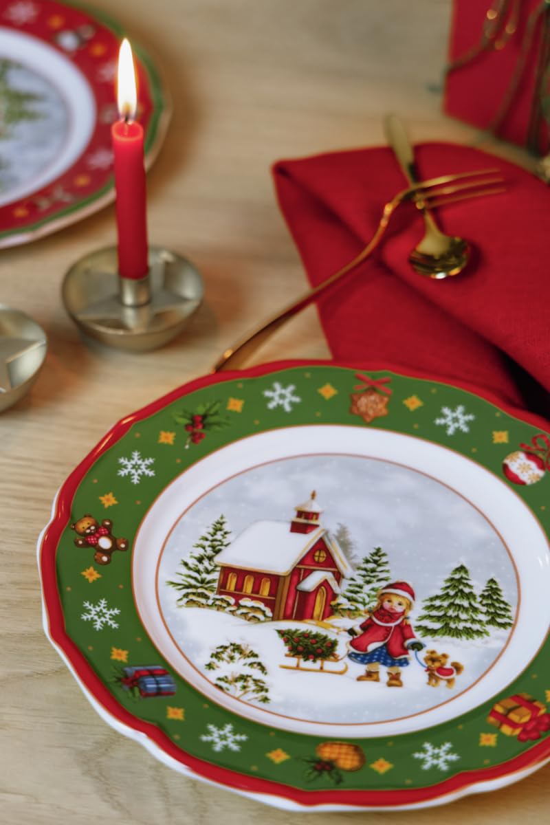 hutschenreuther-happy-wintertime-teller-flach-22-cm-porzellan image 2