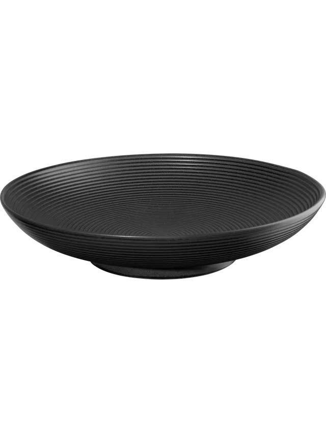 asa-selection-tableware-schale-black-35-cm-servierschale-keramik image 1