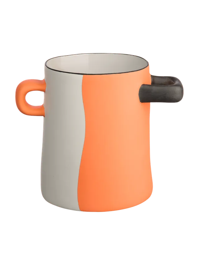 asa-selection-vases-vase-orange-geteilt-blumenvase-handarbeit-15-5-cm image 1
