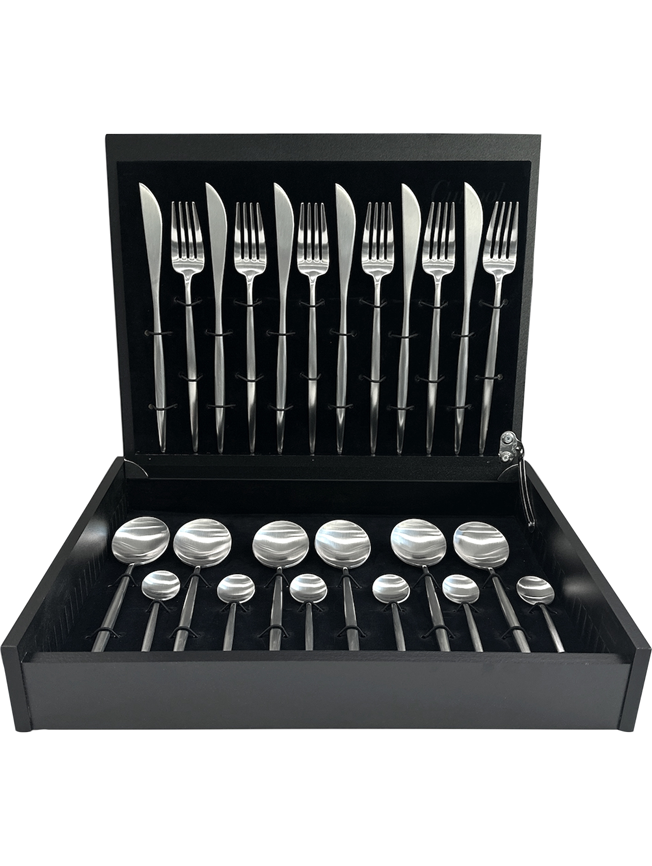 asa-selection-cutlery-besteckset-moon-24-tlg-silber-matt image 1