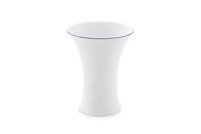 friesland-kleine-brise-vase-15cm-jeverland-porzellan-blauer-rand image 1
