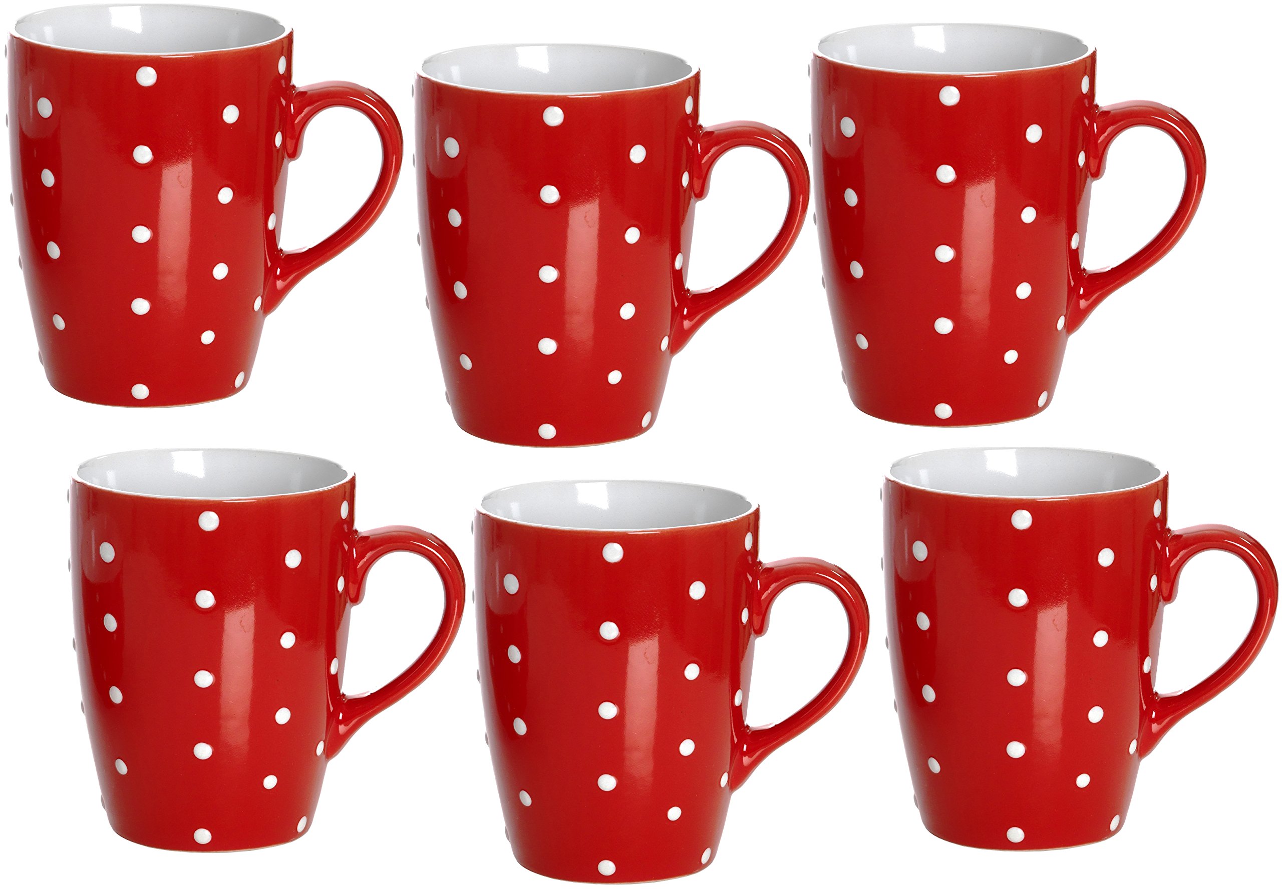 ritzenhoff-breker-takeo-pinto-kaffeebecher-rot-6-teilig-320-ml image 1