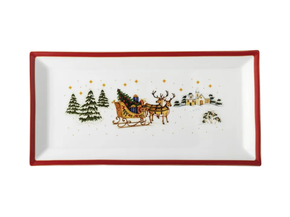 hutschenreuther-happy-wintertime-platte-eckig-36cm image 1