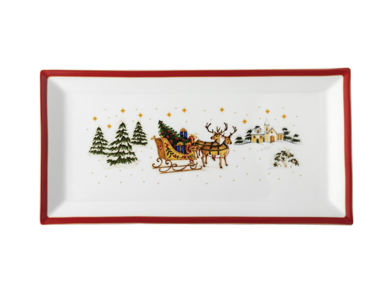 hutschenreuther-happy-wintertime-platte-eckig-36cm image 1