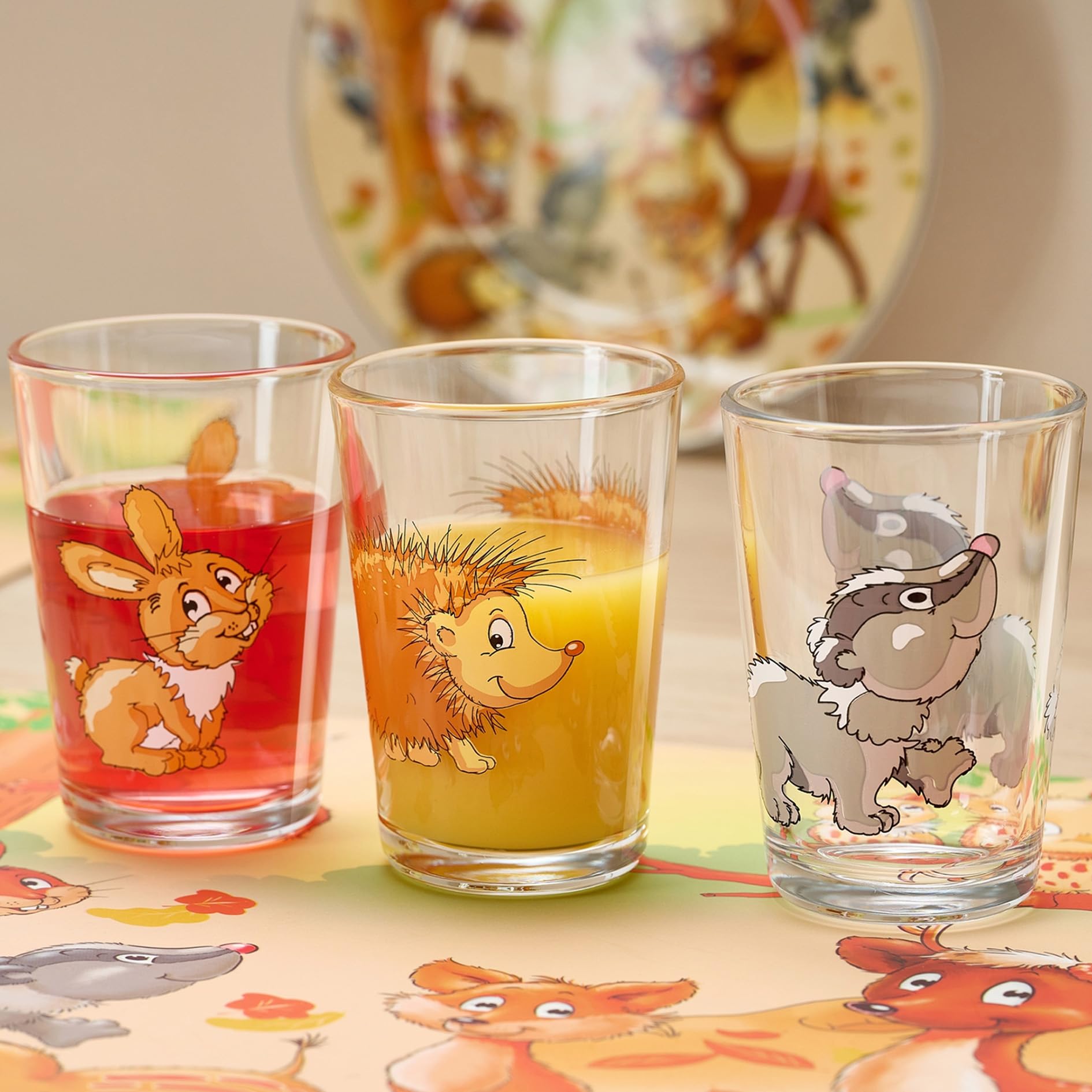 ritzenhoff-breker-waldtiere-kindergl-ser-set-6-tlg-205ml-glas image 3