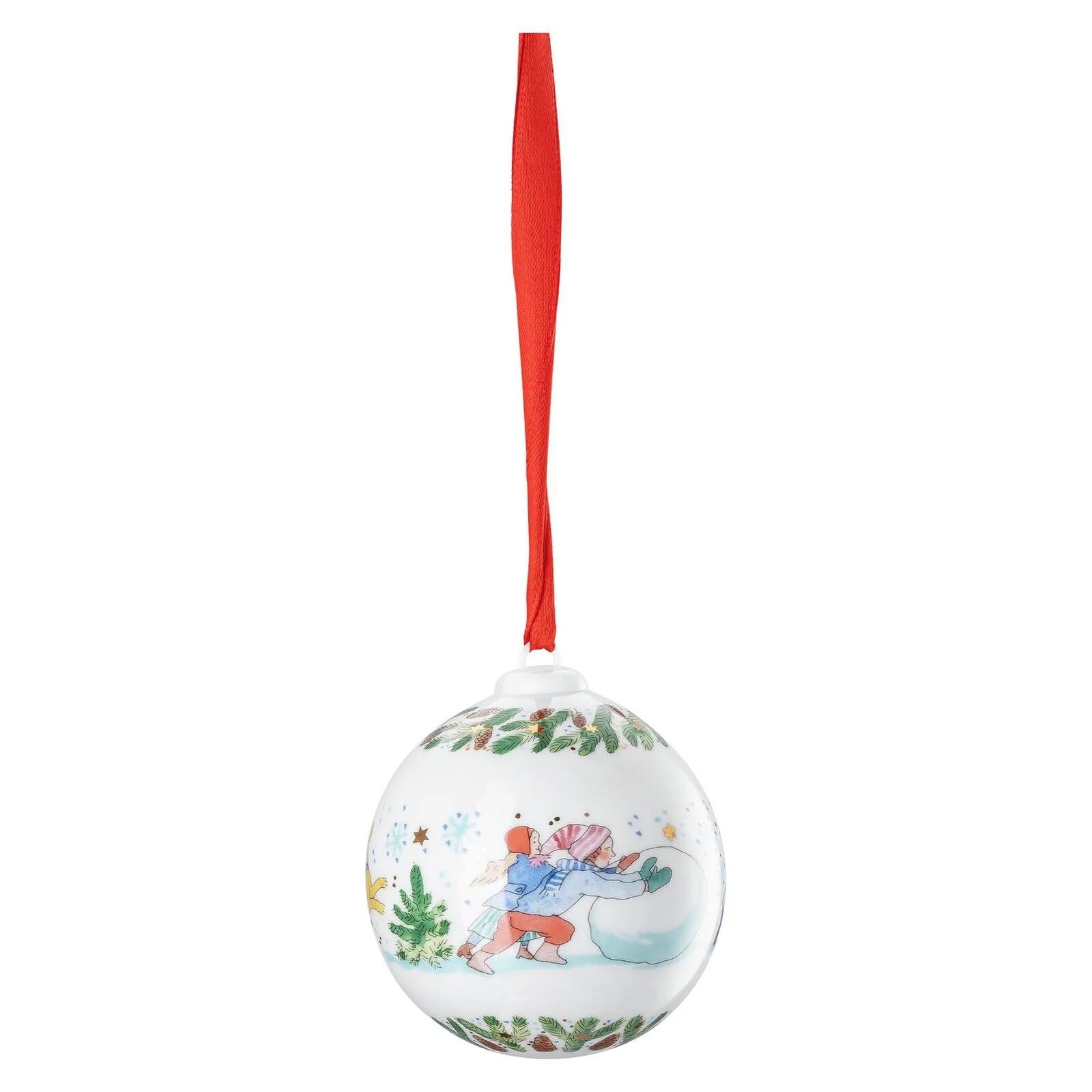 hutschenreuther-weihnachtsspiele-porzellankugel-2025-6cm-sammler image 1