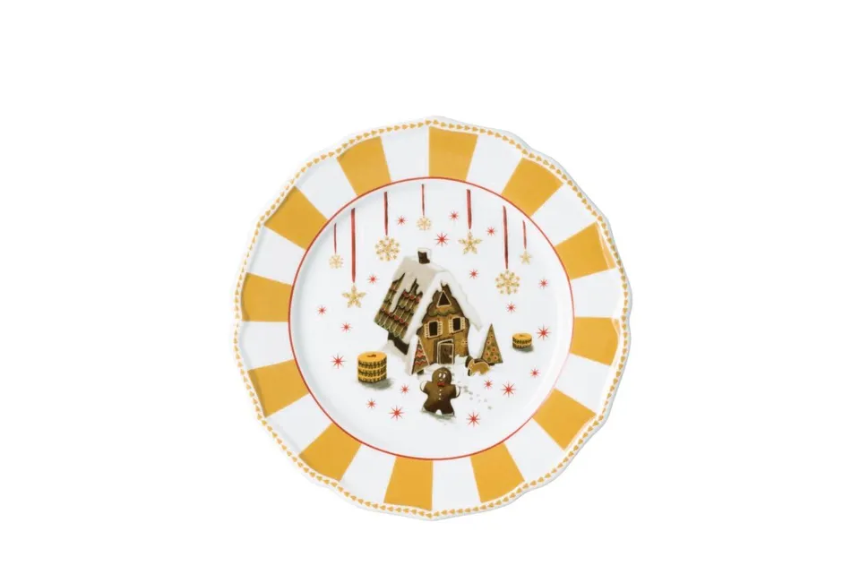 hutschenreuther-christmas-love-teller-flach-22-cm-beige-porzellan image 1