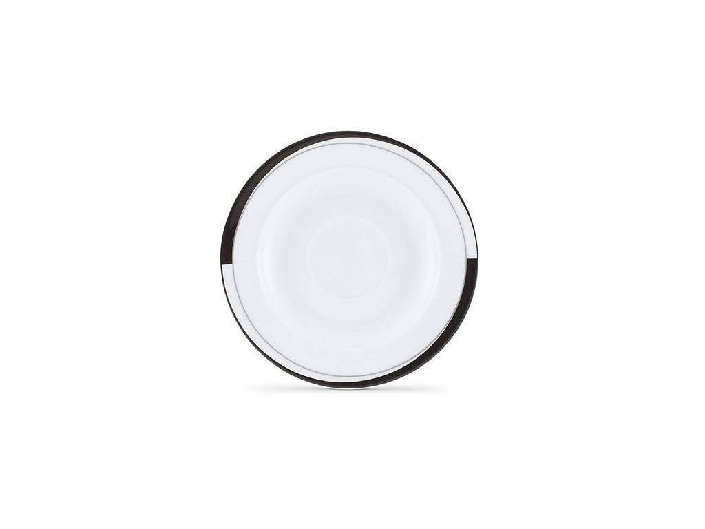 friesland-la-belle-untertasse-black-white-porzellan image 1