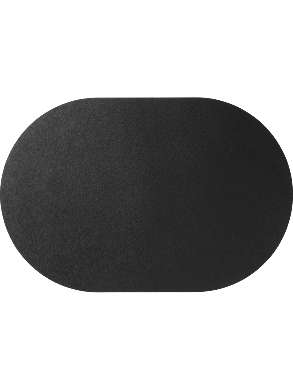 asa-selection-homeware-tischset-oval-black-lederoptik image 1