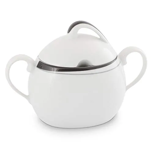 friesland-la-belle-zuckerdose-0-3l-black-white-porzellan image 1
