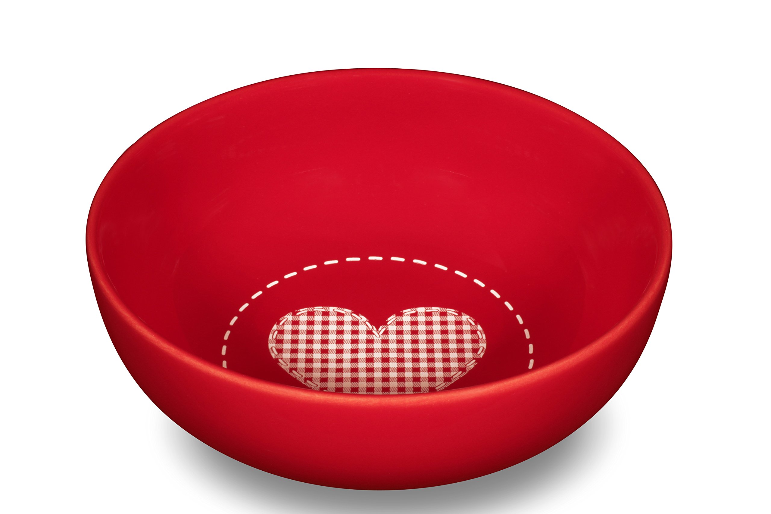 friesland-happymix-m-slischale-herz-15cm-winterzauber-rot-steingut image 1