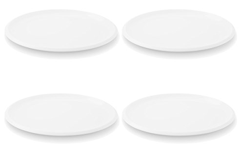 friesland-ecco-speiseteller-27-cm-porzellan-4er-set-wei image 1