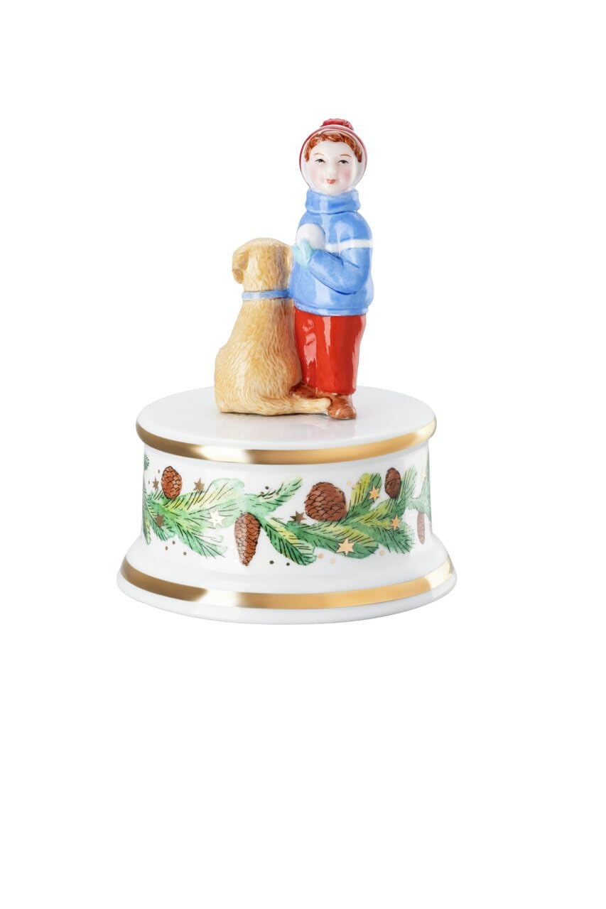 hutschenreuther-weihnachtsspiele-spieluhr-klein-12-5-cm-limitiert image 1