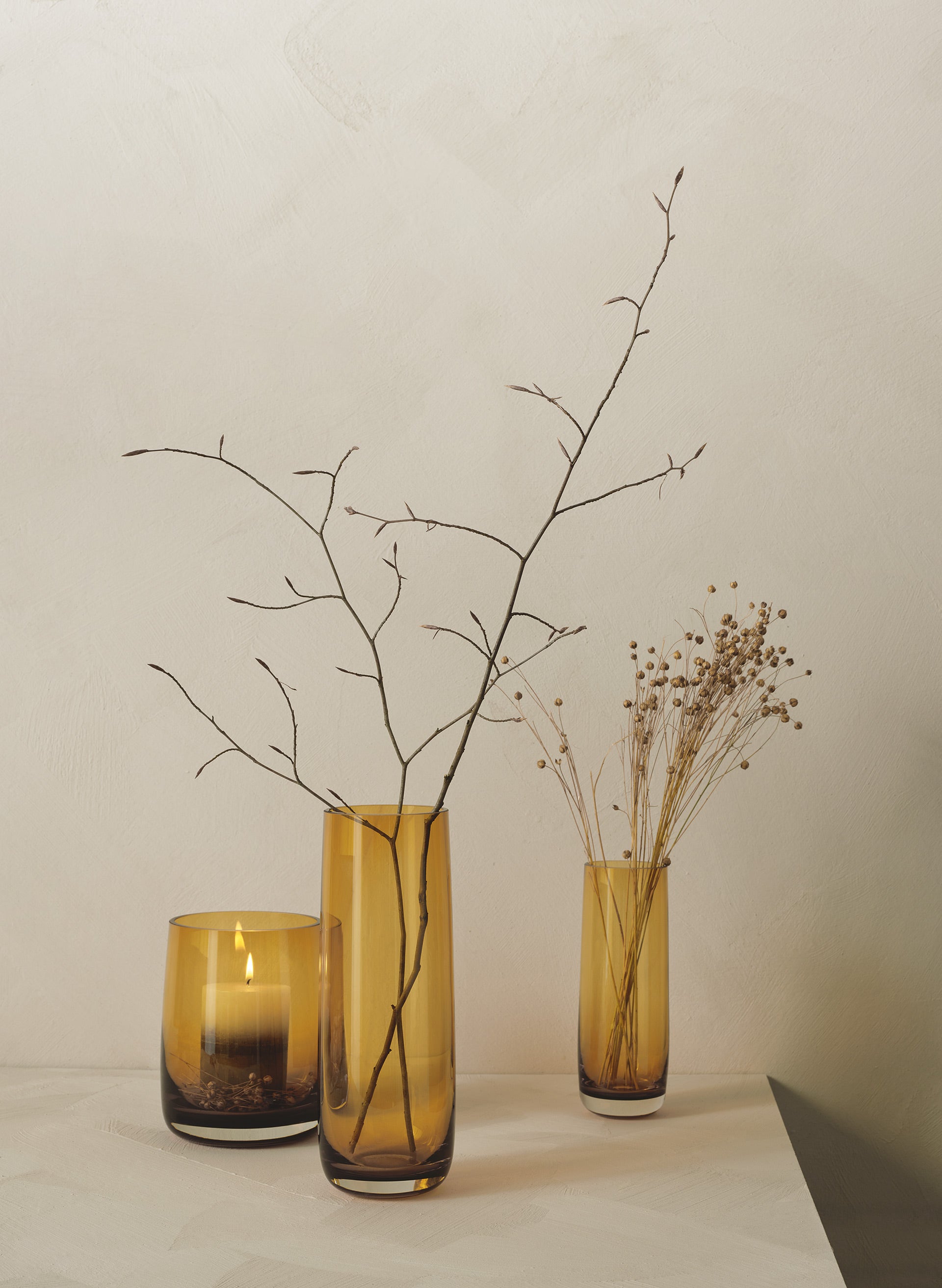 asa-selection-amber-vase-29-cm-glasvase image 4