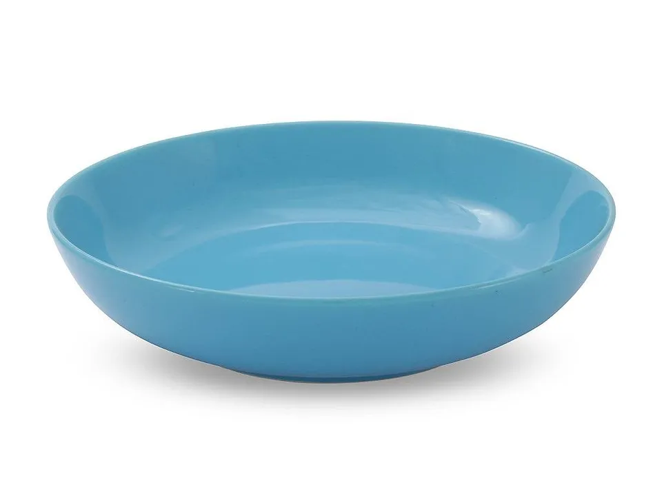 friesland-happymix-suppenteller-20-cm-azurblau-steingut image 1