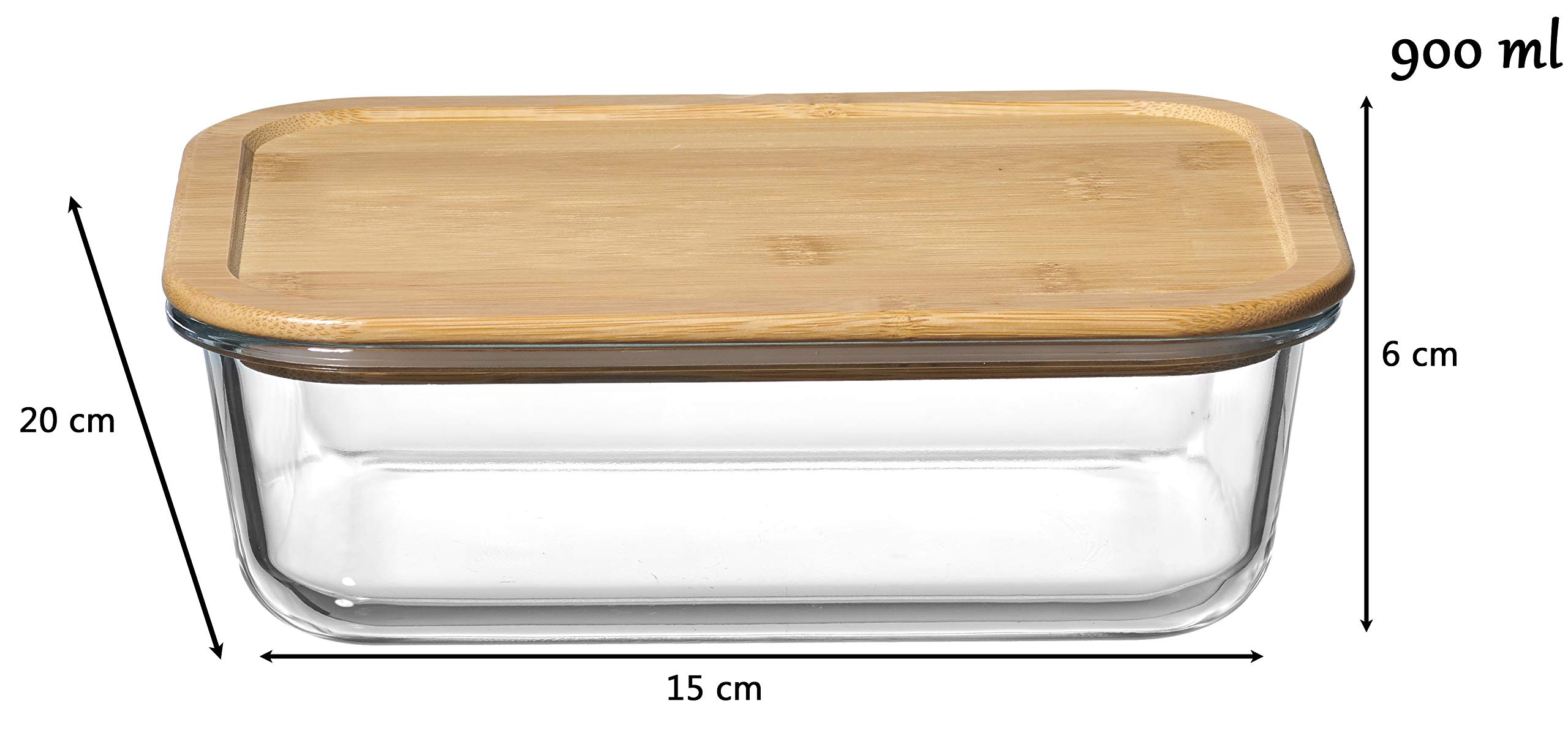 ritzenhoff-breker-cucina-vorratsdosen-rechteckig-3-teilig-glas image 4
