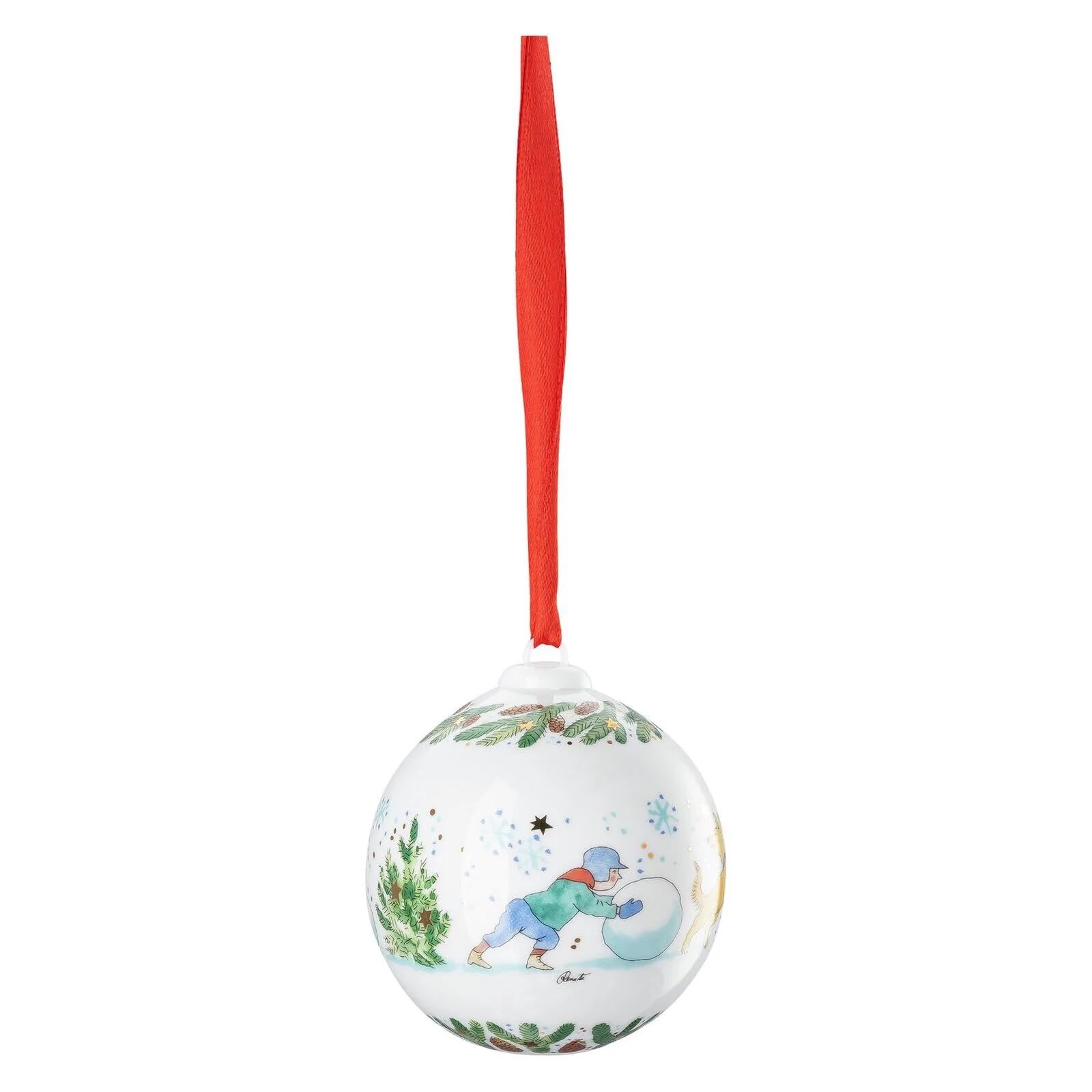 hutschenreuther-weihnachtsspiele-porzellankugel-2025-6cm-sammler image 3