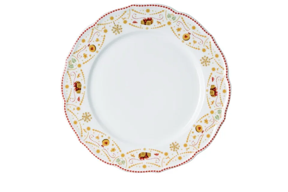 hutschenreuther-christmas-love-teller-flach-27-cm-rot-porzellan image 1