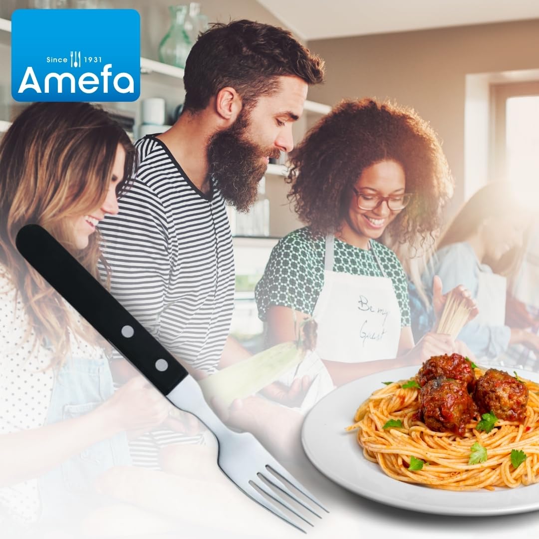 amefa-pizza-7000-gabel-set-6-tlg-edelstahl-holzgriff image 6