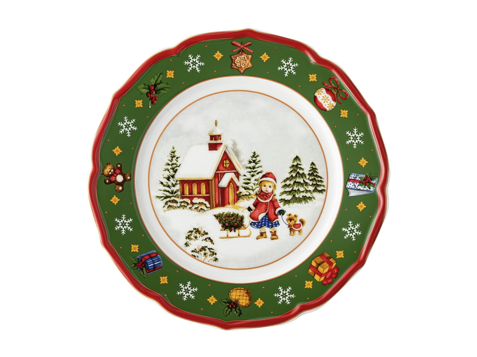 hutschenreuther-happy-wintertime-teller-flach-22-cm-porzellan image 1
