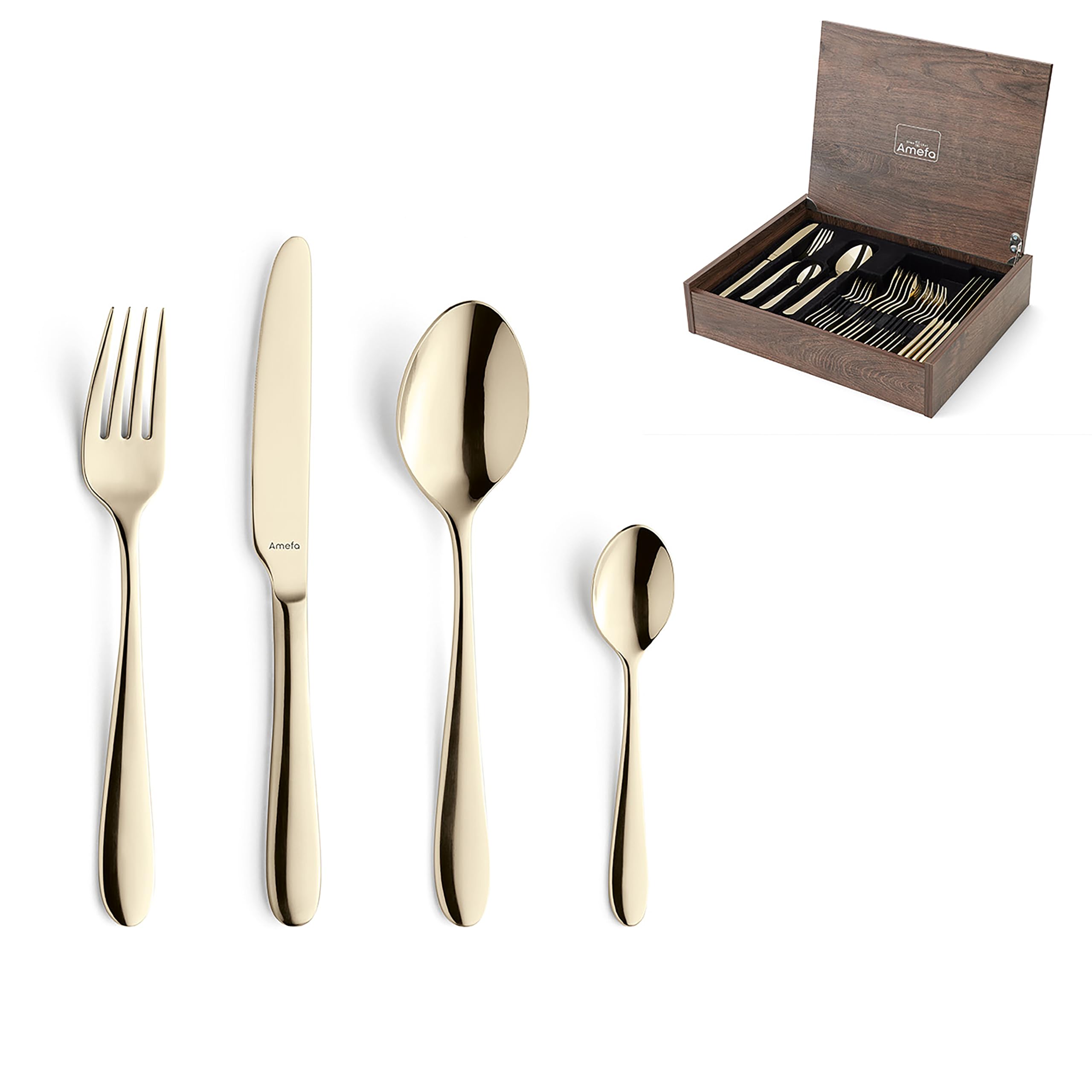 amefa-oxford-besteck-set-24-tlg-gold-edelstahl-6-pers image 8