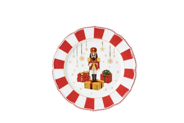 hutschenreuther-christmas-love-teller-flach-22cm-rot-porzellan image 1