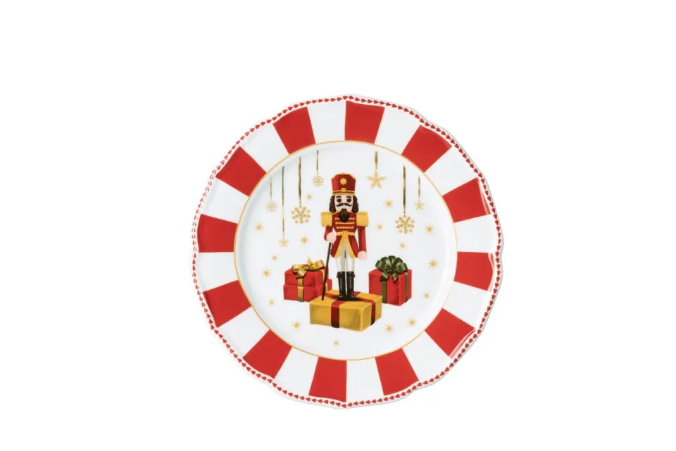 hutschenreuther-christmas-love-teller-flach-22cm-rot-porzellan image 1