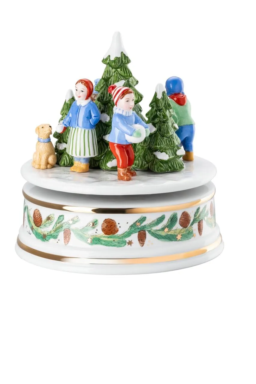 hutschenreuther-sammeledition-weihnachtsspiele-spieluhr-gro-xxl-16-cm image 1