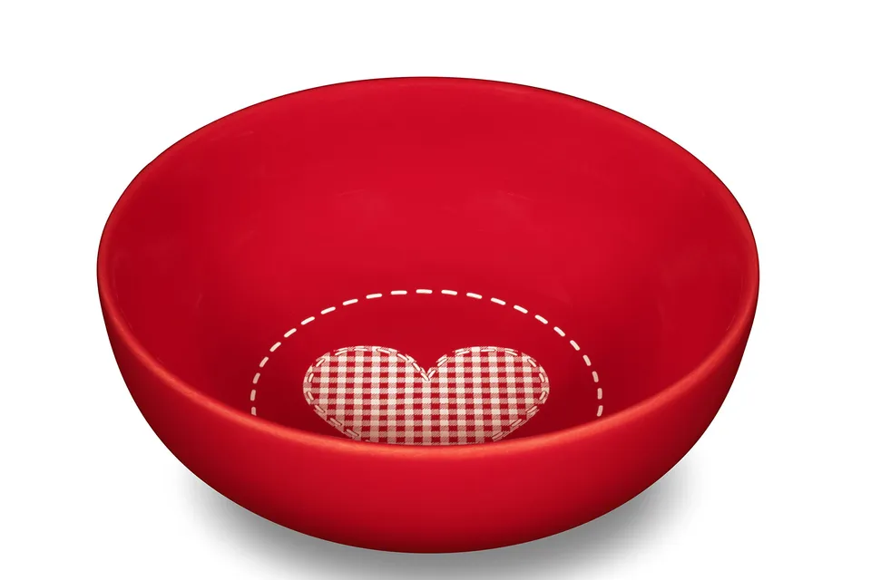 friesland-happymix-m-slischale-herz-15cm-winterzauber-rot-steingut image 1