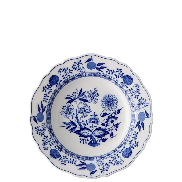 hutschenreuther-blau-zwiebelmuster-suppenteller-23-cm-fahne image 1