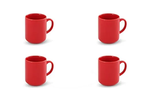 friesland-happymix-becher-0-25l-rot-4er-set-porzellan image 1