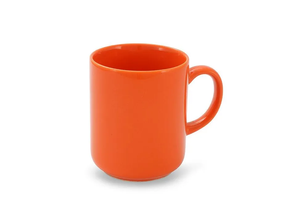 friesland-happymix-becher-0-25-l-orange-steingut image 1