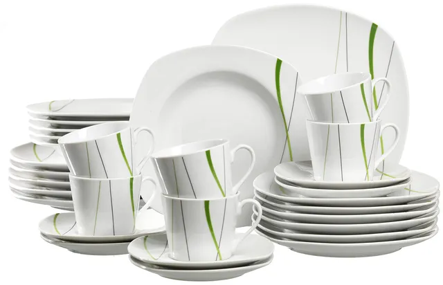 ritzenhoff-breker-grace-kombiservice-gr-n-30-teilig-porzellan image 1