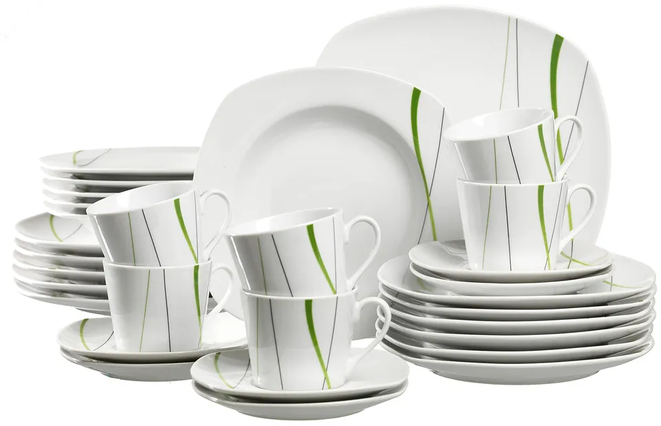 ritzenhoff-breker-grace-kombiservice-gr-n-30-teilig-porzellan image 1