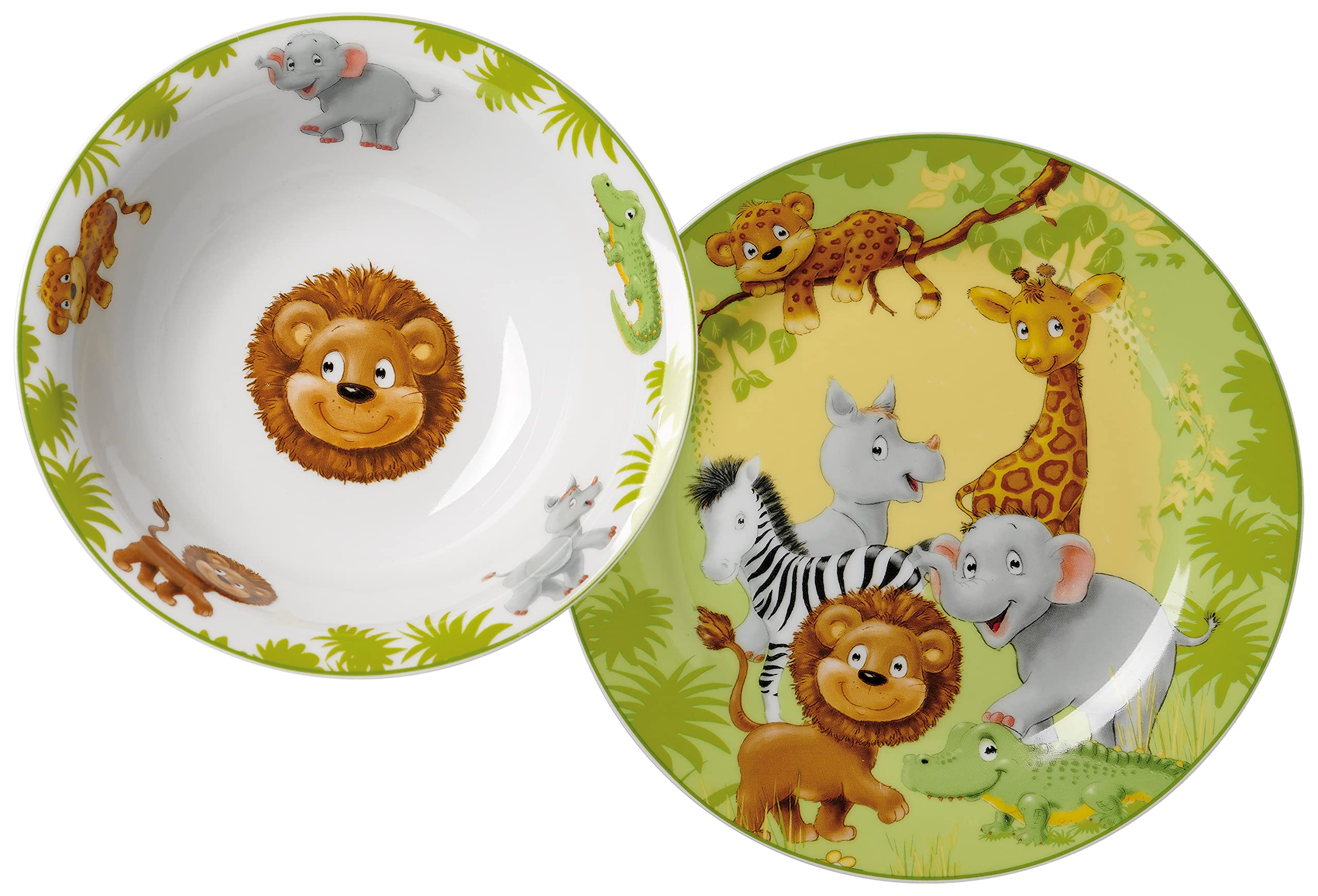 ritzenhoff-breker-dschungeltiere-kindergeschirr-3-teilig image 3
