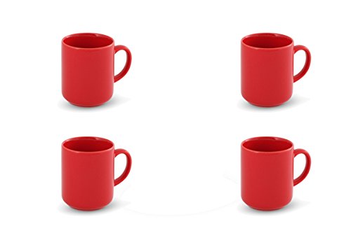 friesland-happymix-becher-0-25l-rot-4er-set-porzellan image 1