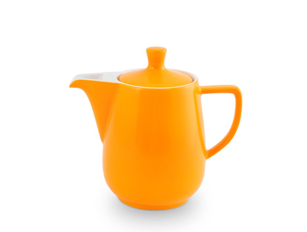 friesland-happymix-kaffeekanne-0-9l-safrangelb-porzellan image 1