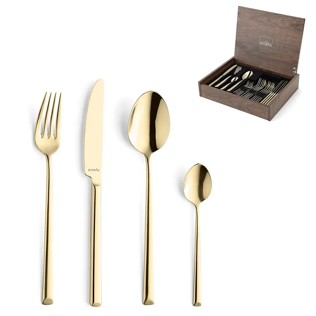 amefa-metropole-besteck-set-24-tlg-champagner-18-10 image 1
