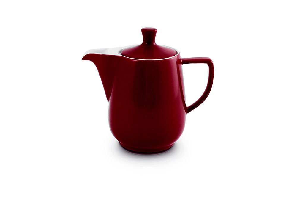 friesland-happymix-kaffeekanne-0-9l-bordeaux-porzellan image 1