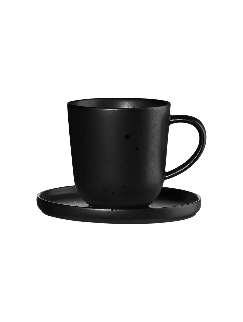 asa-selection-kuro-espressotasse-mit-unterteller-schwarz-0-08-l image 1