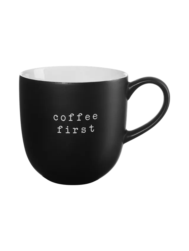 asa-selection-hey-henkelbecher-coffee-first-0-4-l-tasse-sandgestrahlt image 1