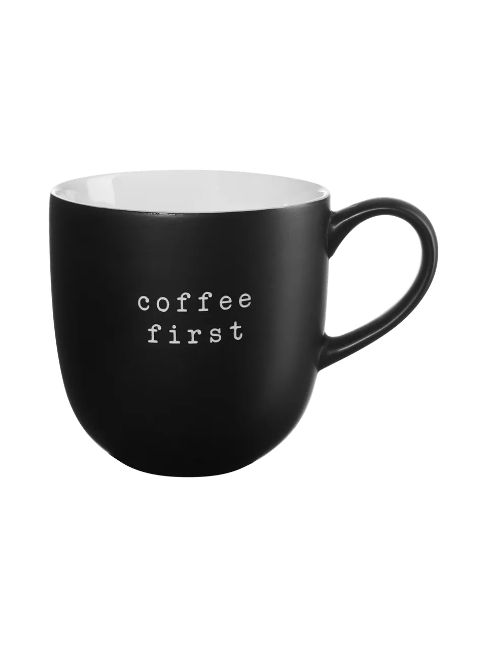 asa-selection-hey-henkelbecher-coffee-first-0-4-l-tasse-sandgestrahlt image 1