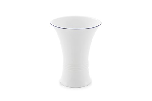 friesland-kleine-brise-vase-15cm-jeverland-porzellan-blauer-rand image 2