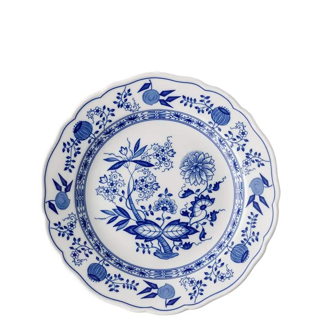 hutschenreuther-blau-zwiebelmuster-speiseteller-25-cm-fahne image 1